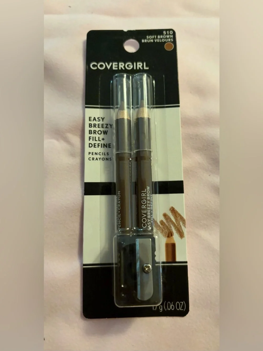 COVERGIRL NWT Easy Breezy Brow Fill + Define Pencils in Soft Brown